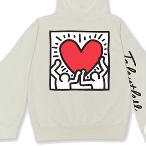 TALENTLESS x KIETH HARING MENS PREMIUM HOODIE RARE